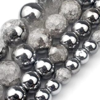 Cristal de Roche (craquelé-argenté)