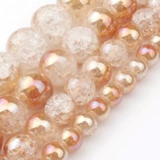 Cristal de Roche (craquelé-orangé)