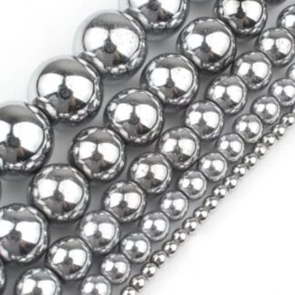 Hématite (plaquée couleur argent)