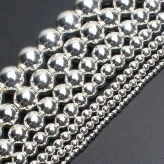 Hématite (plaquée couleur or blanc)