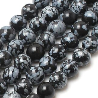 Obsidienne flocons de neige