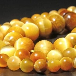 Œil de tigre (coloré jaune)