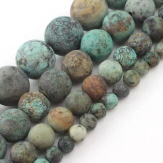 Turquoise Africaine - Jaspe (mate)