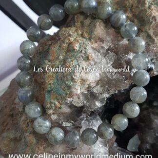 Bracelet de protection en Labradorite Spectrolite