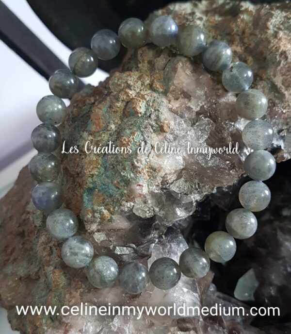 Bracelet de protection en Labradorite Spectrolite