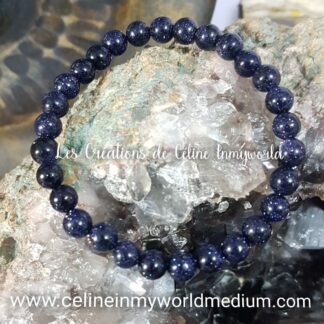 Bracelet en pierre de nuit