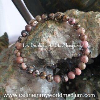 Bracelet pour aider à pardonner, en Rhodonite