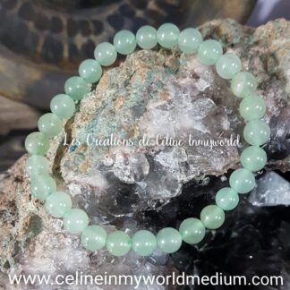 Bracelet pour aider à se libérer de la nervosité, du stress et des troubles du sommeil, en Aventurine verte