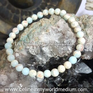 Bracelet pour équilibrer l'ego, en Jaspe Impérial