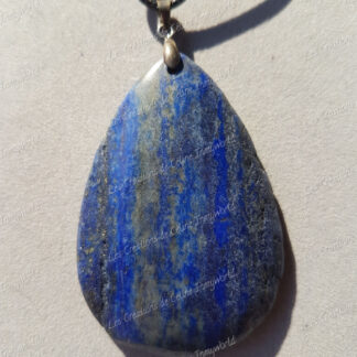 Pendentif goutte en Lapis-lazuli