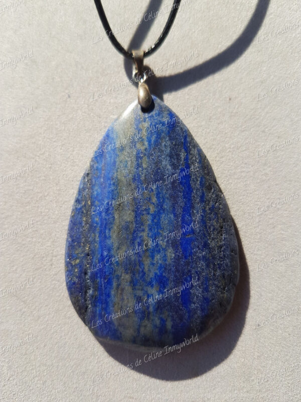 Pendentif goutte en Lapis-lazuli