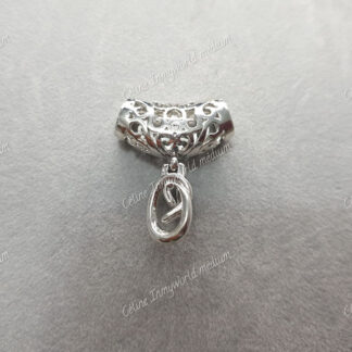 Bélière couleur argentée N°1