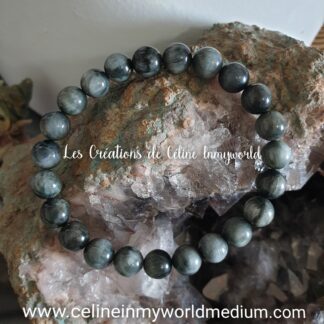 Bracelet pour la confiance en soi, en Chrysobéryl oeil-de-chat