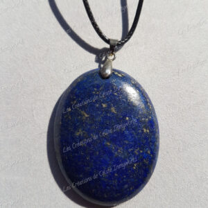 Pendentif ovale en Lapis-lazuli