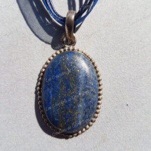 Pendentif pierre en Lapis-lazuli et argent 925