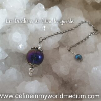 Pendule de radiesthésie confectionné sur-mesure. (Modèle unique) en résine