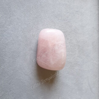 Pierre roulée en Quartz rose modèle n°18