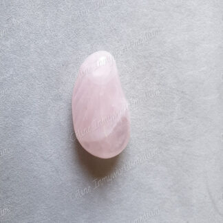 Pierre roulée en Quartz rose modèle n°21