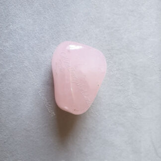 Pierre roulée en Quartz rose modèle n°49