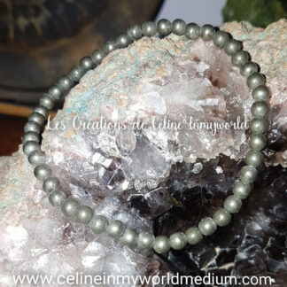 Bracelet pour la connaissance de soi, en Pyrite (2)
