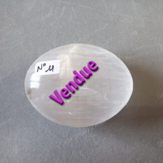 Pierre roulée savon en Sélénite modèle n°11 vendue