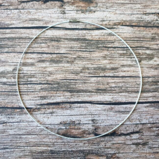 Cordon câble acier inoxydable 45 cm blanc