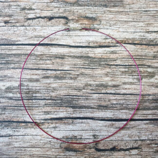 Cordon câble acier inoxydable 45 cm rose n°4