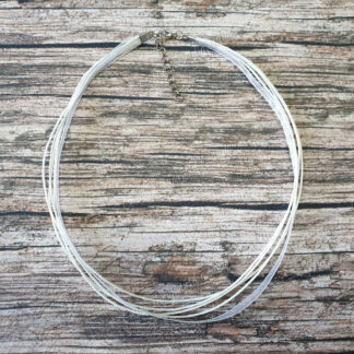 Cordon ruban 45 cm blanc