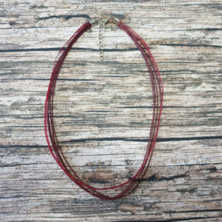 Cordon ruban 45 cm bordeau