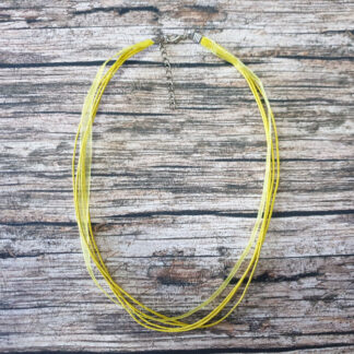 Cordon ruban 45 cm jaune