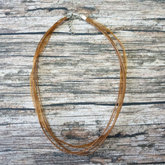 Cordon ruban 45 cm marron clair