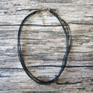 Cordon ruban 45 cm noir