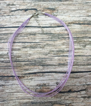 Cordon ruban 45 cm violet clair