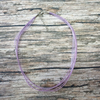 Cordon ruban 45 cm violet clair