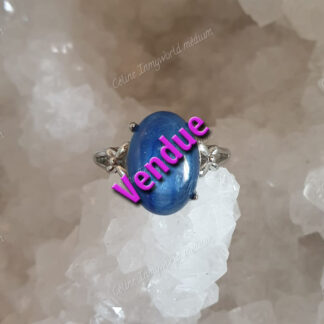 Bague réglable en Cyanite plaquée