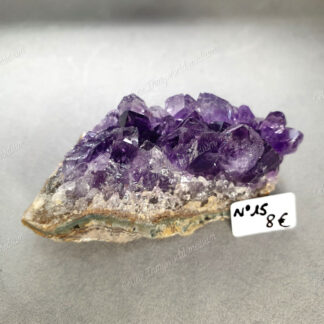 Druse d'Améthyste brute modèle n°15