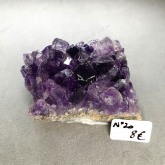 Druse d'Améthyste brute modèle n°20