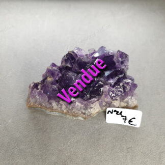 Druse d'Améthyste brute modèle n°21 vendue