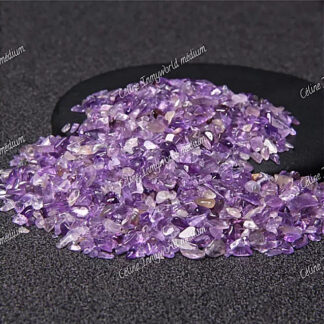 Étincelles de pierre en Améthyste foncée