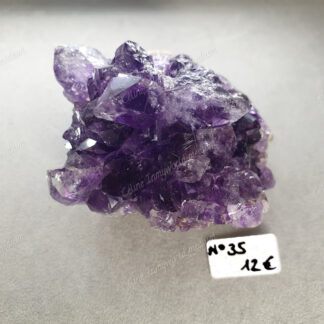 Druse d'Améthyste brute modèle n°35