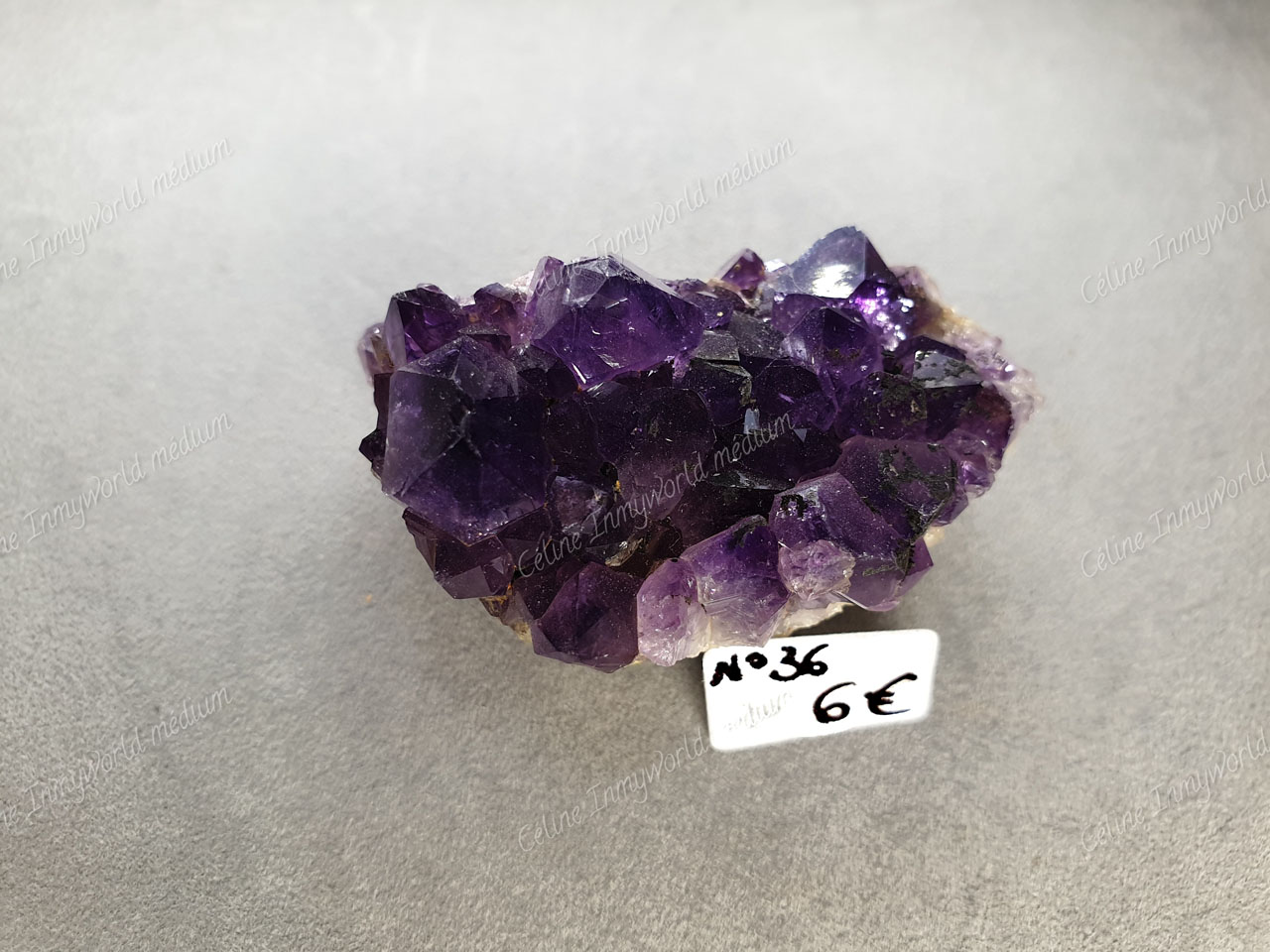 Druse d'Améthyste brute modèle n°36