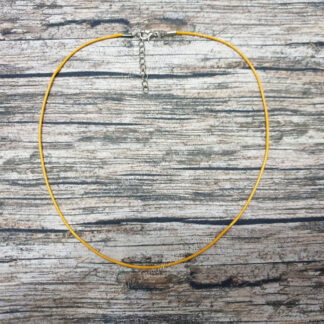 Cordon simple 45 à 50 cm jaune