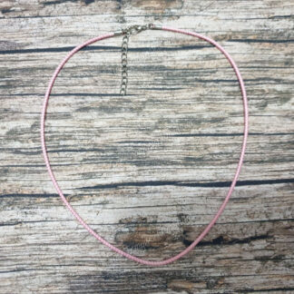 Cordon simple 45 à 50 cm rose pâle