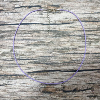 Cordon simple 45 à 50 cm violet clair