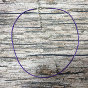 Cordon simple 45 à 50 cm violet foncé