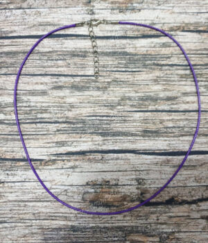 Cordon simple 45 à 50 cm violet foncé