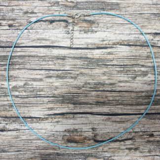 Cordon simple 60 à 65 cm bleu clair