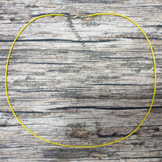 Cordon simple 60 à 65 cm jaune