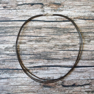 Cordon triple 41 cm marron