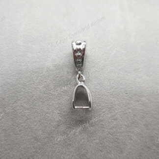 Bélière couleur argentée N°2